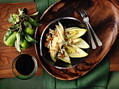 Pear salad with chicory