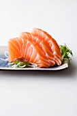 Salmon sashimi