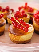 Cheesecake muffins with currants