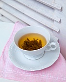 A cup of white tea