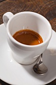 An espresso cup