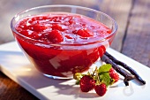 Strawberry jam with vanilla
