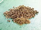 Coriander seeds and powder