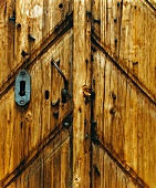 Antike Holztür