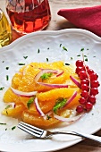 Orange Salad with Red Onions and Currants