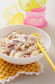 Muesli for kids with popped amaranth and fruit