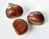 Three sweet chestnuts