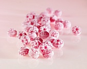 Raspberry boiled sweets