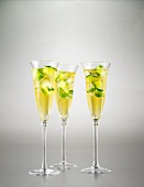 Champagne cocktail julep