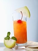 'Shaker Reindeer' (cocktail with melon and vodka, Finnland)