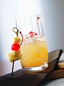 'Mabuhay Bagiba' (cocktail with rum and pineapple juice)