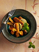 Carrot kofta with dried apricots