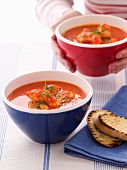 Provençal fish soup with garlic toast