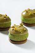 Choux pastry with pistachios (France)