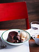 Budino al cioccolato (Italian chocolate lava cake)