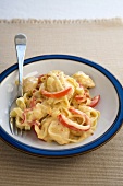 Creamy Pasta with Chicken and Red Pepper