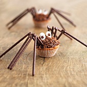 Spider cupcakes for Halloween