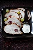 Pork fillet with grapes