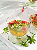 May punch with strawberries