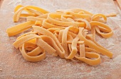 Tagliatelle, rolled and cut by hand
