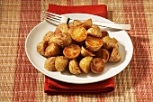 Plate of Roasted New Potatoes