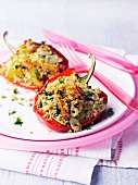 Peppers stuffed with couscous