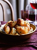 Roast potatoes with thyme