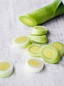 Sliced leek