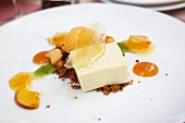 Panna cotta with various sauces