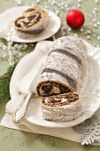 Poppy seed roulade for Christmas