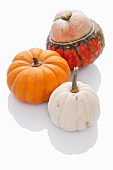 Three pumpkins