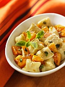 Gnocchi with butternut squash and sage