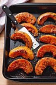 Oven-roasted pumpkin slices