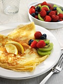 Crepes with Fresh Fruit