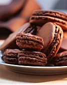 Chocolate macarons