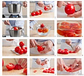 Tomaten blanchieren