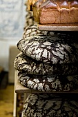 Roggen-Malz-Brote in einer alten Bäckerei