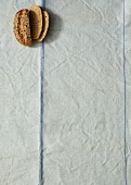 Wholemeal bread on a linen cloth