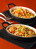 Barley bake with vegetables