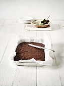 Brownies mit Kirschen