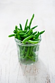 Green beans in a jar