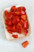 Chopped red peppers