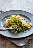 Fennel and carrot salad with almonds