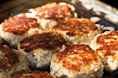 Crab Cakes on an Outdoor Grill; Cape May New Jersey