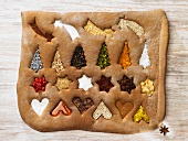 Gingerbread with Christmas symbols