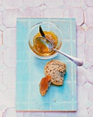 Mango jam with coriander, ginger and pandan