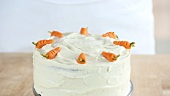 Carrot cake with cream cheese frosting (USA)