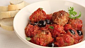 Meat balls in tomato sauce