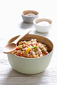 Quinoa with peppers and nuts