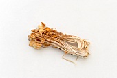 Dried enoki mushrooms